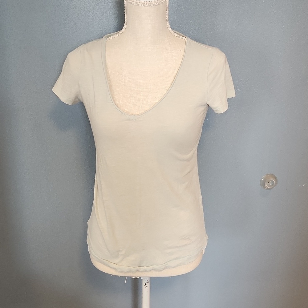 Hampton Tee Prince & Fox relaxed fit sheer lightweight basic top